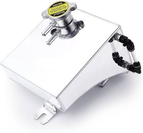 Heinmo Aluminium Silver Soolant Overflow Tank Reservoir مجموعة 240SX S13 SR20DET KA24DE in Kuwait