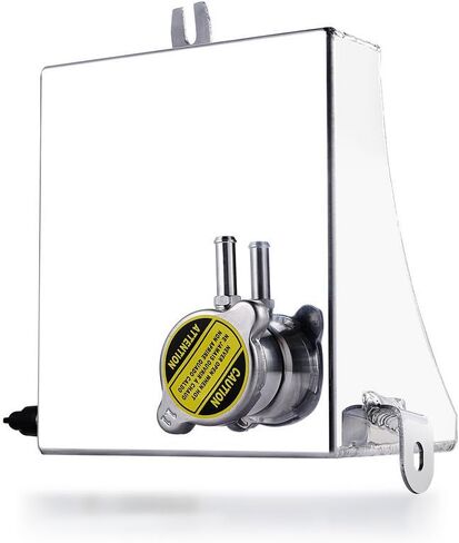 Heinmo Aluminium Silver Soolant Overflow Tank Reservoir مجموعة 240SX S13 SR20DET KA24DE in Kuwait