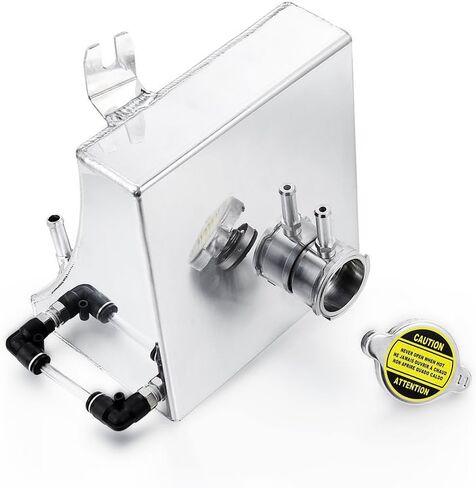 Heinmo Aluminium Silver Soolant Overflow Tank Reservoir مجموعة 240SX S13 SR20DET KA24DE in Kuwait