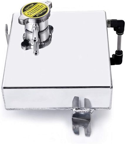 Heinmo Aluminium Silver Soolant Overflow Tank Reservoir مجموعة 240SX S13 SR20DET KA24DE in Kuwait