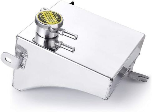 Heinmo Aluminium Silver Soolant Overflow Tank Reservoir مجموعة 240SX S13 SR20DET KA24DE in Kuwait