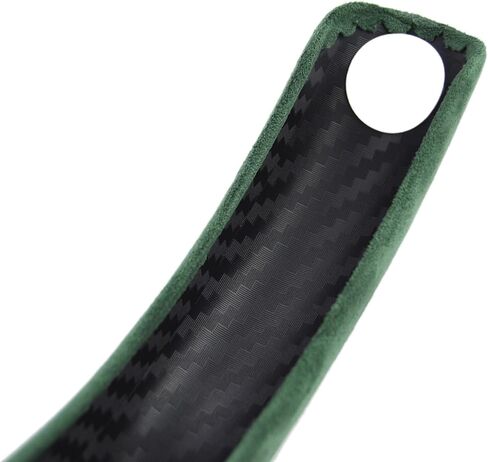 Quick Install Sporty Perforated Nappa Leather Steering Wheel Cover Wrap with Red Circular Trim Universal fit Any 14 ½" to 15" Steering Wheel in Kuwait