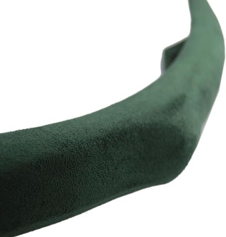 Quick Install Sporty Perforated Nappa Leather Steering Wheel Cover Wrap with Red Circular Trim Universal fit Any 14 ½" to 15" Steering Wheel in Kuwait