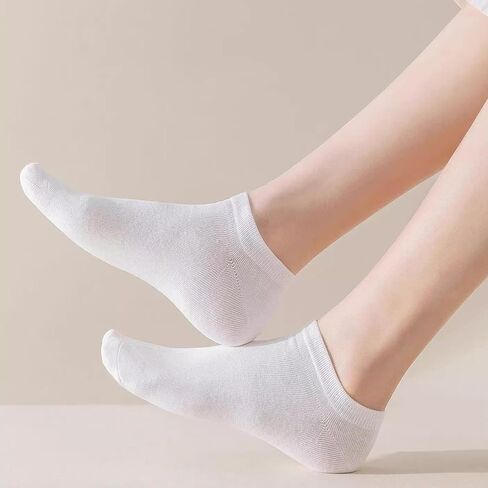 Wildarms Women's Ankle Socks - No Show Invisible Ultra-Thin Breathable Cotton Casual Socks for Sneakers & Everyday Wear in Kuwait