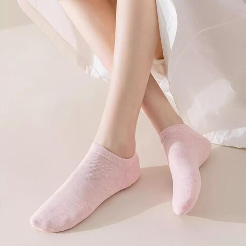Wildarms Women's Ankle Socks - No Show Invisible Ultra-Thin Breathable Cotton Casual Socks for Sneakers & Everyday Wear in Kuwait
