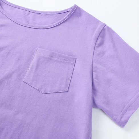Hileelang 4 عبوات القمصان الصيف القطن القطن الناعم الصلب ألوان نقية قمم تي شيرت قمصان أساسية in Saudi Arabia