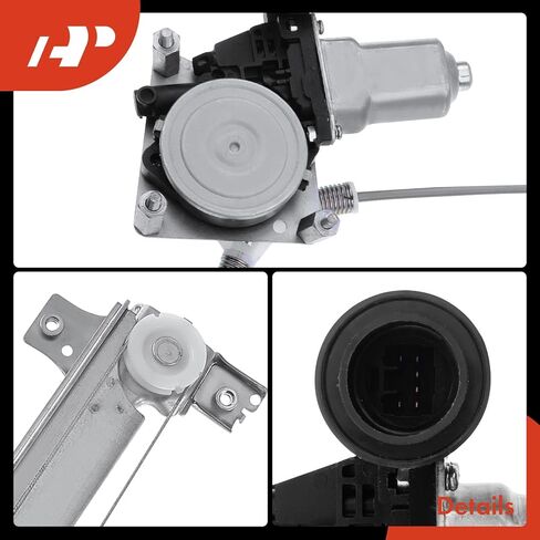 A-Premium Electric Power Window Regulator with Motor Compatible with Mazda MX-5 Miata 2006-2015 Convertible Front Driver Side in Kuwait