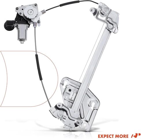 A-Premium Electric Power Window Regulator with Motor Compatible with Mazda MX-5 Miata 2006-2015 Convertible Front Driver Side in Kuwait