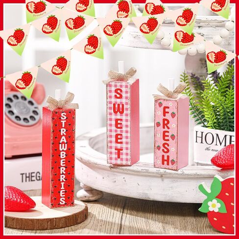 3 Pcs Mardi Gras Table Decor Mardi Gras Block Sign Rustic Farmhouse Wooden Tabletop Centerpieces for Carnival Tiered Tray Home Kitchen Shelf Party Decorations in Saudi Arabia