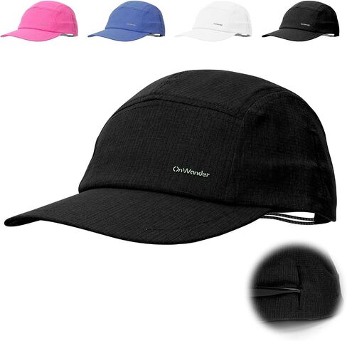 Lightweight 5 Panel Baseball Caps for Women Men, Breathable Mesh Running Hat, Sport Cap for Golf, Cycling, Tennis in Saudi Arabia