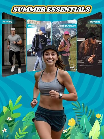 Lightweight 5 Panel Baseball Caps for Women Men, Breathable Mesh Running Hat, Sport Cap for Golf, Cycling, Tennis in Saudi Arabia