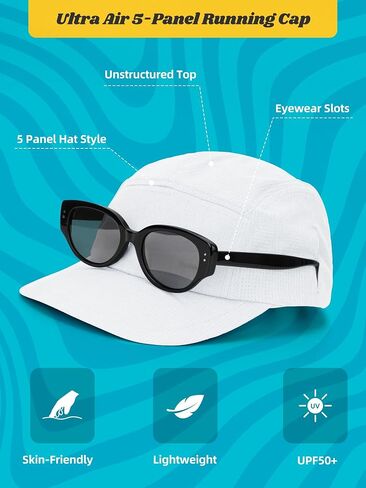 Lightweight 5 Panel Baseball Caps for Women Men, Breathable Mesh Running Hat, Sport Cap for Golf, Cycling, Tennis in Saudi Arabia