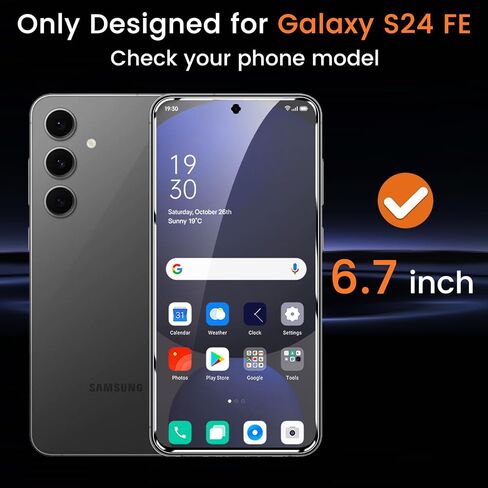 4+4 قطع من واقي شاشة Samsung Galaxy A55 5G، 4 قطع من واقي الشاشة الزجاجي المقوى مع 4 قطع من واقي عدسة الكاميرا، حافظة صلابة 9H مضادة لبصمات الأصابع وخالية من الفقاعات in Kuwait