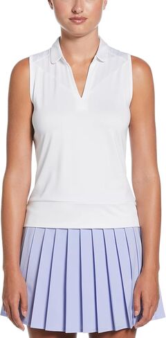 Callaway Women's Sleeveless Golf Top with Mesh Inserts, Waist Length, Stretch, Moisture-Wicking, Sun Protection, Eco-Friendly in Saudi Arabia