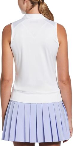 Callaway Women's Sleeveless Golf Top with Mesh Inserts, Waist Length, Stretch, Moisture-Wicking, Sun Protection, Eco-Friendly in Saudi Arabia