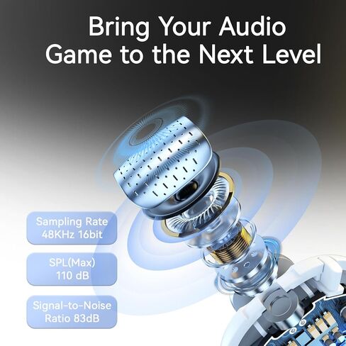 ULANZI A30 Tiny Mic Magnetic, Wireless Lavalier Microphone Mini Size, Noise Cancellation, 164 ft Range, 20H Battery Life, Lapel Microphone for Video Recording, DSLR, iPhones, Android, PC in Kuwait