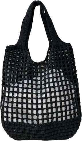 ENBEI Crochet Beach Bag - Women's Knit Shoulder Bags for Travel - Cute, Handmade Tote in Saudi Arabia