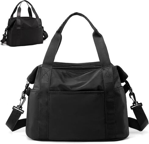 Travel Tote Bag Weekend Bag Sports Gym Yoga Bag Travel Tote Bags for Women with Trolley Sleeve Nylon Tote Purse in Saudi Arabia