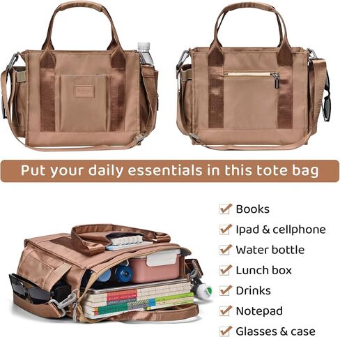 حقيبة حمل للنساء أكياس كتف مقاومة للماء محفظة حقيبة يد أنيقة رسول سفر متين للاستخدام اليومي للتسوق in Kuwait