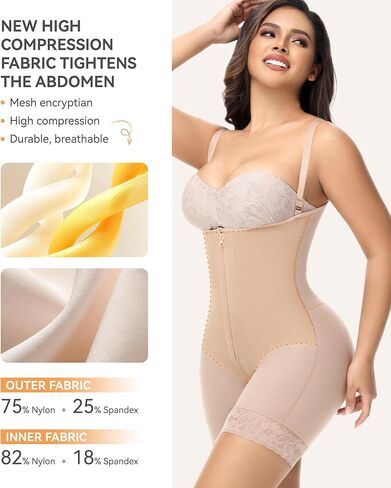 M MYODRESS Fajas Colombianas Moldeadoras Shapewear Tummy Control Body Shaper Stage 2 Compression Garment in Saudi Arabia
