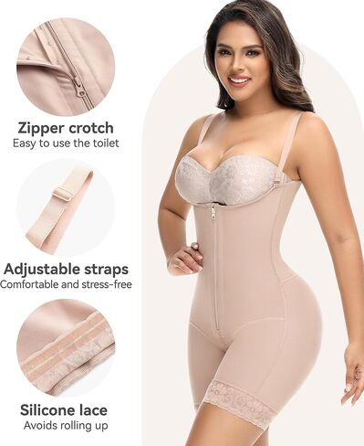 M MYODRESS Fajas Colombianas Moldeadoras Shapewear Tummy Control Body Shaper Stage 2 Compression Garment in Saudi Arabia