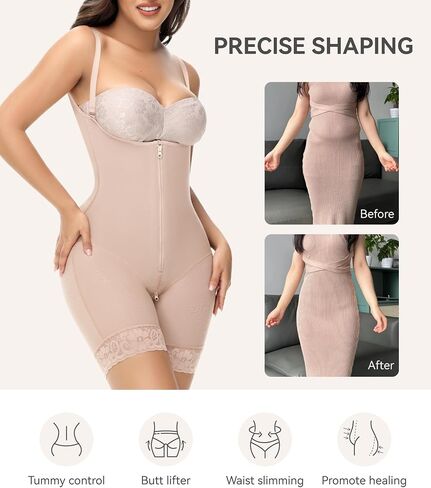 M MYODRESS Fajas Colombianas Moldeadoras Shapewear Tummy Control Body Shaper Stage 2 Compression Garment in Saudi Arabia
