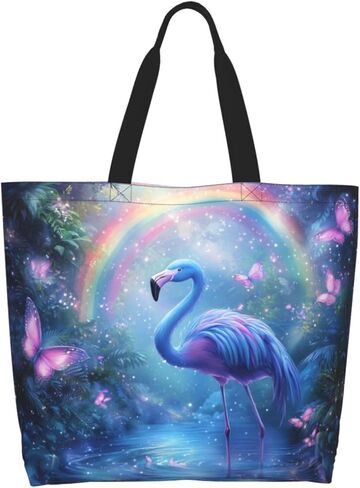 Tote Bag Beach Bag for Women Reusable Grocery Large Shopping Shoulder Bag Travel Handbag in Saudi Arabia