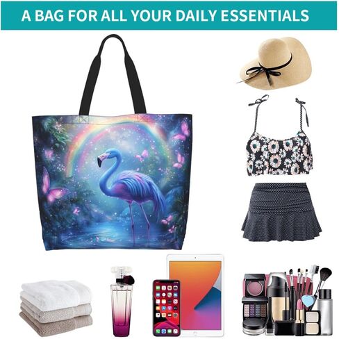 Tote Bag Beach Bag for Women Reusable Grocery Large Shopping Shoulder Bag Travel Handbag in Saudi Arabia