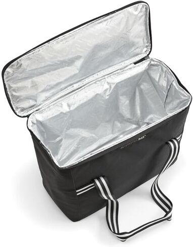 Rachael Ray Field Tote - Soft Sided Zippered Cooler Bag, Insulated & Leak Proof Grocery Bag, Portable Travel Cooler, Hot or Cold Carrier, Black in Saudi Arabia