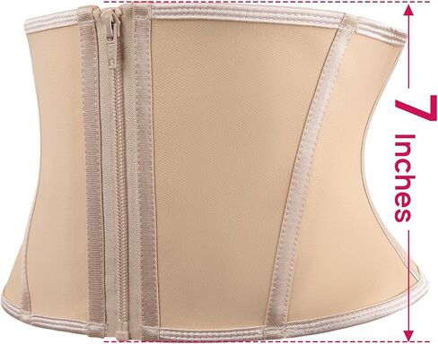Atbuty Short Torso Weist Trainer for Women Small Tummy Control Sport Plic Hourdlass Hourdlass Belly Shaper in Kuwait