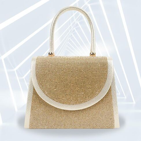 YYW Clutch Purses for Women Crystal Rhinestone Handbag Glitter Tote Bride Evening Clutch Bag in Saudi Arabia