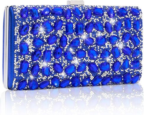 Yyw Women Rhinestone Crlut Base Bage Evening Bag Parkly Crystal Beaded Handbag للحفلة in Kuwait
