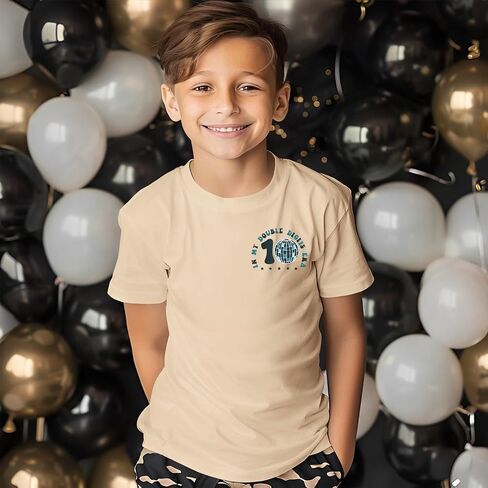 in My Double Digits Era Birthday Boy Shirt Boys 10th Birthday T-Shirt 10 Year Old Birthday Party Short Sleeve Tee Tops in Saudi Arabia