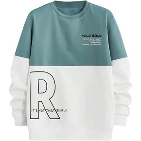 sweatyrocks خطاب الرجال الرسم بلوك بلوك قميص ذي جبل طويل الأكمام