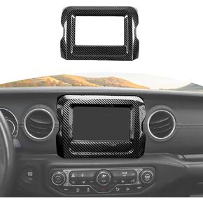 RT-TCZ for Jeep JL Center Console Radio Display Panel Trim Cover for Jeep Wrangler JL JLU Gladiator JT 2018-2023 Pink Interior Accessories 8.4 inch in Kuwait