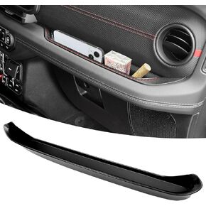Center Console Organizer Compatible with 2018-2025 Jeep Wangler JL JLU 4XE Rubicon Sahara & 2020-2025 Gladiator JT Accessories, ABS Armrest Storage Box & Center Console Hanging Box Tray