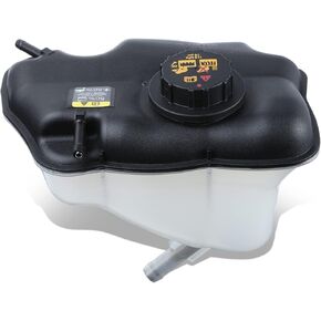 DNA MOTORING OEM-RT-FO3014120 OE Style Coolant Overflow Reservoir Tank w/Cap Compatible with 11-14 Ford Mustang 3.7L, 5.0L