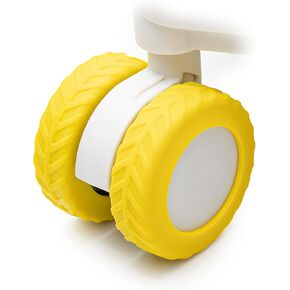 8 Pack Luggage Wheel Covers, Silicone Silent luggage wheel suitcase wheel covers protector covers Cover for Carry-on Luggage (coluors yellow)