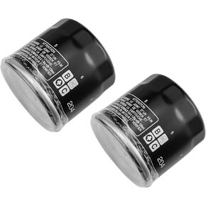 2PCS Oil Filter Compatible with Yamaha Grizzly 660 350 450 400 550 700 YFM350 Grizzly 350 auto 2x4 4x4 2007-2014 Grizzly 700 FI auto 4x4 2007-2015 Rhino 700 YXR700 FI 2008-2013