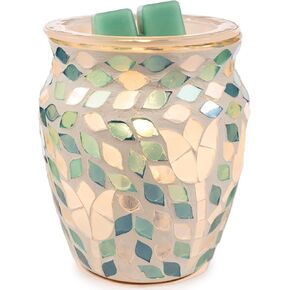 Scentsationsals Wax Melt أكثر دفئًا ، Wax Wax Wax لذوبان الشمع المعطرة - مجموعة Mosaic Garden Perfle - شمعة شمع لمكعبات العطور والفطائر