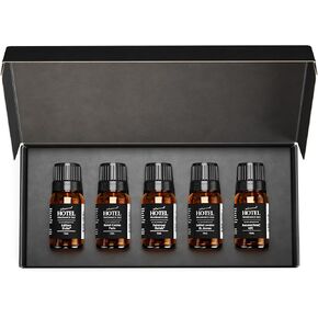 مجموعة هدايا Airscent Hotel Diffuser Oil - Metro City 5 Star Hotel Scents - 10 مل ، 0.34 OL OS OLS SET - مستوحاة من الإصدار ، Costes Paris ، Fairmont ، London St James و The Baccarat Hotel
