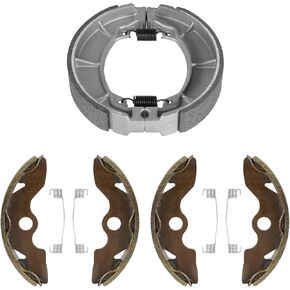 Front and Rear Brake Shoes Pads for Honda TRX 200 SX ‘Fourtrax’ 1986-1988 | TRX 200 ‘Fourtrax’ 1990-1991 | TRX 200 D Type II 1991-1997, Drum Brake Shoe Set