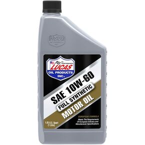 Lucas Oil 10248 High Performance European Synthetic SAE 10W-60 Motor Oil - 1 Litre