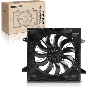 A-Premium Engine Radiator Cooling Fan Assembly with Brushless Motor Compatible with Select GMC, Cadillac & Chevrolet Models - Acadia 2020-2023, XT5 2020-2023, XT6 2020-2024, Blazer 2020-2022, 3.6L