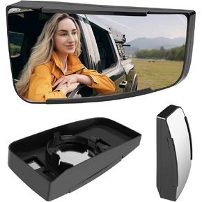 استبدال المرآة الجانبية السفلية السفلية لـ Chevy Express 2500 3500 Van/GMC Savana 2500 3500 2003-2017 ، شيفروليه إكسبريس 1500/سافانا 1500 فان 2003-2014-عرض الجانب الأيسر مرآة المرآة