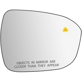 Passenger Side Mirror Glass Replacement for Nissan Rogue 2021-2025 - Right Side View Exterior Mirrors, Blind Spot Detection, Power Heated, with Backing Plate