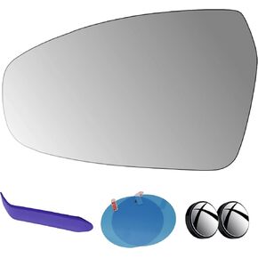 EAP Driver Side Mirror Glass Compatible with Kia Forte 2019-2024, Heated 87611M7000 87611M7010 87611M6000
