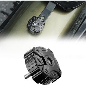 KEMIMOTO Anti-theft Seat Bolt Seat Screw Cover 304 Stainless Steel Quick Release Fender Seat Bolt Mount Compatible with Sportster Touring Road King Electra Street Glide Softail Dyna