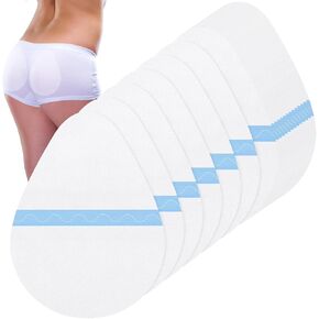 Timgle 30 Pcs Bottom Lift Tape Skinnies Thigh Lift Tape Clear Adhesive Butt Lifter Invisible Sweatproof Body Tape for Women Anti Chafing Leg Patch for Skin Round Cellulite Firming, 7.87 x 5.9 Inch