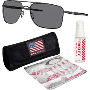 OAKLEY GAUGE 8 OO4124 Sunglasses with Official Eyewear Kit Bundle